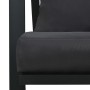 Zweiplätziges Gartensofa mit dunkelgrauen Aluminiumkissen. von , Outdoor-Sofas - Ref: Foro24-47815, Preis: 397,82 €, Rabatt: %