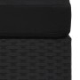 2-seater black synthetic rattan sectional sofa by , Modular outdoor sofas - Ref: Foro24-49503, Price: 190,66 €, Discount: %