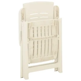 Liegestühle für den Garten 2 Stück weißer Kunststoff von vidaXL, Gartenstühle - Ref: Foro24-315830, Preis: 147,85 €, Rabatt: %