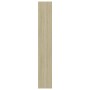 5-level white and oak plywood bookshelf 60x30x189 cm by , Bookcases and shelves - Ref: Foro24-800995, Price: 102,00 €, Discou...