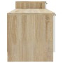 TV-Möbel aus weißem und Eichen-Sperrholz, 158,5x36x45 cm. von , TV-Möbel - Ref: Foro24-811489, Preis: 85,09 €, Rabatt: %