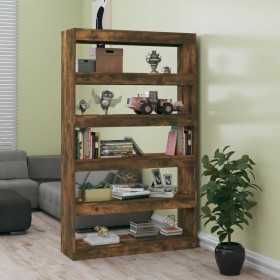 Regal/Trennwand Eiche geräuchert 100x30x166 cm von , Bücherregale und Regale - Ref: Foro24-813638, Preis: 106,65 €, Rabatt: %