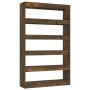 Smoked oak shelving / space divider 100x30x166 cm by , Bookcases and shelves - Ref: Foro24-813638, Price: 106,65 €, Discount: %