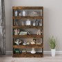 Smoked oak shelving / space divider 100x30x166 cm by , Bookcases and shelves - Ref: Foro24-813638, Price: 106,65 €, Discount: %