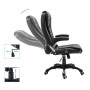 Silla de oficina de cuero sintético negra de , Sillas de oficina - Ref: Foro24-20231, Precio: 244,71 €, Descuento: %