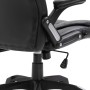 Silla de oficina de cuero sintético negra de , Sillas de oficina - Ref: Foro24-20231, Precio: 244,71 €, Descuento: %