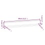 Wall shelves 2 units solid pine wood 80x11x9 cm by , Shelves and shelves - Ref: Foro24-823604, Price: 23,37 €, Discount: %