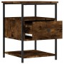Nachttisch aus geräucherter Eichen-Ingenieurholz 40x42x56 cm. von , Nachttische - Ref: Foro24-826027, Preis: 41,25 €, Rabatt: %