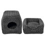 Jack und Vanilla Höhle für Haustiere Softy S Rosette Grau 40x40x39 cm von , Katzenbetten - Ref: Foro24-444141, Preis: 45,76 €...