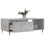 Plywood gray concrete coffee table 90x50x36.5 cm by , Coffee table - Ref: Foro24-830560, Price: 62,13 €, Discount: %