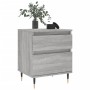 Nachttisch aus grauem Sonoma-Ingenieurholz 40x35x50 cm. von , Nachttische - Ref: Foro24-830664, Preis: 44,50 €, Rabatt: %