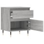 Nachttisch aus grauem Sonoma-Ingenieurholz 40x35x50 cm. von , Nachttische - Ref: Foro24-830664, Preis: 44,50 €, Rabatt: %