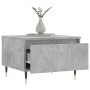 Mesa de centro madera de ingeniería gris hormigón 50x46x35 cm de , Mesas de centro - Ref: Foro24-830852, Precio: 45,76 €, Des...