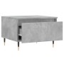 Mesa de centro madera de ingeniería gris hormigón 50x46x35 cm de , Mesas de centro - Ref: Foro24-830852, Precio: 45,76 €, Des...