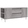 Engineered wood Sonoma gray coffee table 102x44.5x50 cm by , Coffee table - Ref: Foro24-831002, Price: 77,75 €, Discount: %