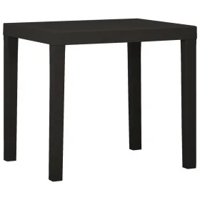 Anthracite grey plastic garden table 79x65x72 cm by vidaXL, Garden tables - Ref: Foro24-315845, Price: 77,92 €, Discount: %