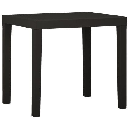 Kunststoff-Gartentisch anthrazitgrau 79x65x72 cm von vidaXL, Gartentische - Ref: Foro24-315845, Preis: 75,87 €, Rabatt: %
