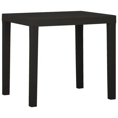 Kunststoff-Gartentisch anthrazitgrau 79x65x72 cm von vidaXL, Gartentische - Ref: Foro24-315845, Preis: 77,92 €, Rabatt: %