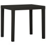 Kunststoff-Gartentisch anthrazitgrau 79x65x72 cm von vidaXL, Gartentische - Ref: Foro24-315845, Preis: 75,87 €, Rabatt: %