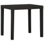 Kunststoff-Gartentisch anthrazitgrau 79x65x72 cm von vidaXL, Gartentische - Ref: Foro24-315845, Preis: 77,92 €, Rabatt: %