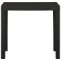 Kunststoff-Gartentisch anthrazitgrau 79x65x72 cm von vidaXL, Gartentische - Ref: Foro24-315845, Preis: 77,92 €, Rabatt: %
