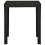 Kunststoff-Gartentisch anthrazitgrau 79x65x72 cm von vidaXL, Gartentische - Ref: Foro24-315845, Preis: 75,87 €, Rabatt: %