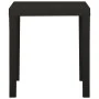 Kunststoff-Gartentisch anthrazitgrau 79x65x72 cm von vidaXL, Gartentische - Ref: Foro24-315845, Preis: 77,92 €, Rabatt: %