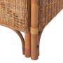 Light brown 2-seater sofa made of natural rattan and linen by , Sofas - Ref: Foro24-325468, Price: 404,29 €, Discount: %