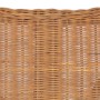 Light brown 2-seater sofa made of natural rattan and linen by , Sofas - Ref: Foro24-325468, Price: 404,29 €, Discount: %