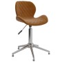 Silla de comedor giratoria de terciopelo marrón de , Sillas de comedor - Ref: Foro24-334960, Precio: 89,09 €