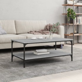 Engineered wood Sonoma gray coffee table 100x55x40 cm by , Coffee table - Ref: Foro24-832836, Price: 58,56 €, Discount: %