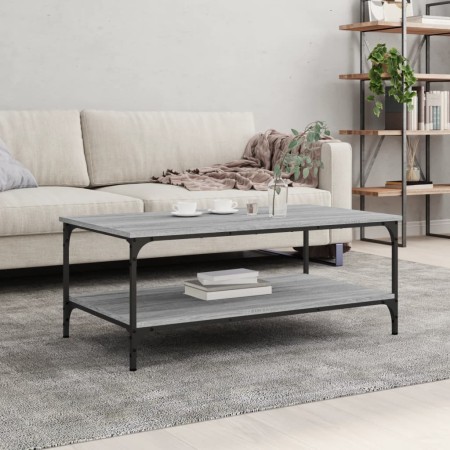 Graue Sonoma-Ingenieurholz-Couchtisch 100x55x40 cm von , Couchtisch - Ref: Foro24-832836, Preis: 58,56 €, Rabatt: %