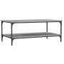 Graue Sonoma-Ingenieurholz-Couchtisch 100x55x40 cm von , Couchtisch - Ref: Foro24-832836, Preis: 58,56 €, Rabatt: %
