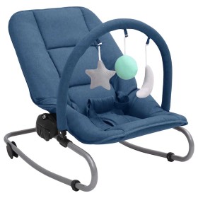 Schaukelwiege für Babys aus marineblauem Stahl von , Schaukelstühle und Babystühle - Ref: Foro24-10250, Preis: 90,80 €, Rabat...