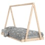Massives Kiefernholz-Kinderbettgestell 90x190 cm von , Kinderbetten und Betten für Kinder - Ref: Foro24-834531, Preis: 115,82...