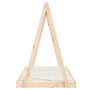 Solid pine wood children's bed frame 90x190 cm by , Cribs and beds for children - Ref: Foro24-834531, Price: 115,76 €, Discou...
