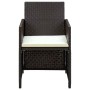 Set muebles de jardín 4 piezas y cojines ratán sintético marrón de , Conjuntos de jardín - Ref: Foro24-43908, Precio: 213,11 ...