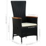 Garden chairs 2 units with black synthetic rattan cushions by , Garden chairs - Ref: Foro24-47675, Price: 265,69 €, Discount: %