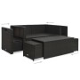Set muebles de jardín 6 piezas y cojines ratán sintético marrón de , Conjuntos de jardín - Ref: Foro24-47808, Precio: 499,44 ...