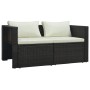 Set muebles de jardín 6 piezas y cojines ratán sintético marrón de , Conjuntos de jardín - Ref: Foro24-47808, Precio: 499,44 ...
