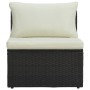 Set muebles de jardín 6 piezas y cojines ratán sintético marrón de , Conjuntos de jardín - Ref: Foro24-47808, Precio: 499,44 ...
