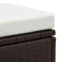 Set muebles de jardín 3 pzas y cojines ratán sintético marrón de , Conjuntos de jardín - Ref: Foro24-48153, Precio: 670,04 €,...