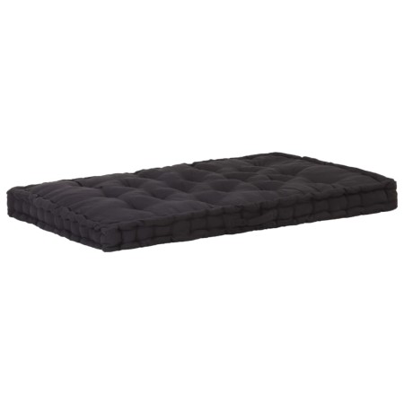 Kissen für Paletten aus schwarzem Baumwolle 120x80x10 cm von , Kissen für Stühle und Sofas - Ref: Foro24-48674, Preis: 59,59 ...