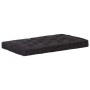 Kissen für Paletten aus schwarzem Baumwolle 120x80x10 cm von , Kissen für Stühle und Sofas - Ref: Foro24-48674, Preis: 59,59 ...