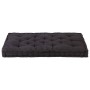 Kissen für Paletten aus schwarzem Baumwolle 120x80x10 cm von , Kissen für Stühle und Sofas - Ref: Foro24-48674, Preis: 59,59 ...