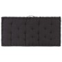 Kissen für Paletten aus schwarzem Baumwolle 120x80x10 cm von , Kissen für Stühle und Sofas - Ref: Foro24-48674, Preis: 59,59 ...
