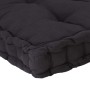 Kissen für Paletten aus schwarzem Baumwolle 120x80x10 cm von , Kissen für Stühle und Sofas - Ref: Foro24-48674, Preis: 59,59 ...