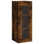 Smoked oak wall cabinet 34.5x34x90 cm by , Sideboards - Ref: Foro24-835007, Price: 52,94 €, Discount: %