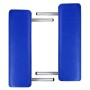 Folding three-section aluminum massage table in blue. by , massage tables - Ref: Foro24-110090, Price: 185,64 €, Discount: %