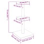 Kratzbaum für Katzen mit dunkelgrauen Sisalstangen 73 cm von , Katzenmöbel - Ref: Foro24-172036, Preis: 28,08 €, Rabatt: %